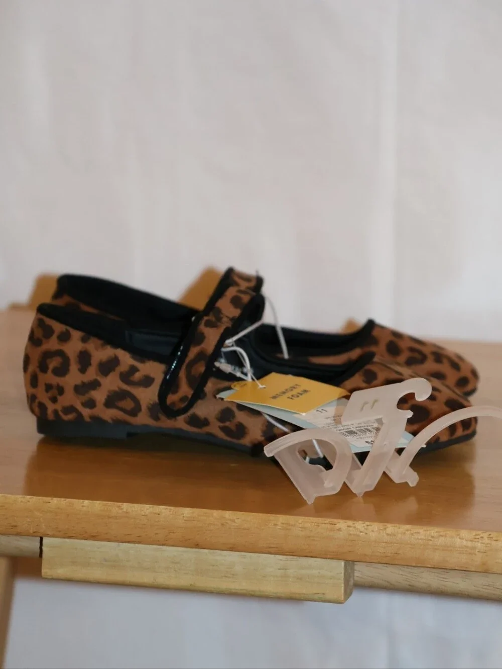 Cat & Jack Leopard Print Toddler Addy Ballet Flats.
